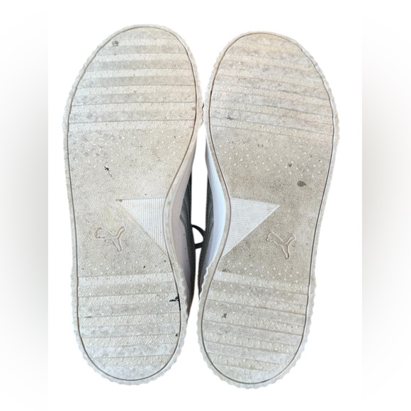 PUMA Carina Women's Sneaker White Iridescent Size 8 - Picture 7 of 8